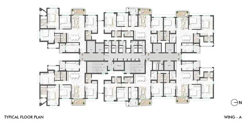 Rajtattva Kapurbawdi Floor Plans