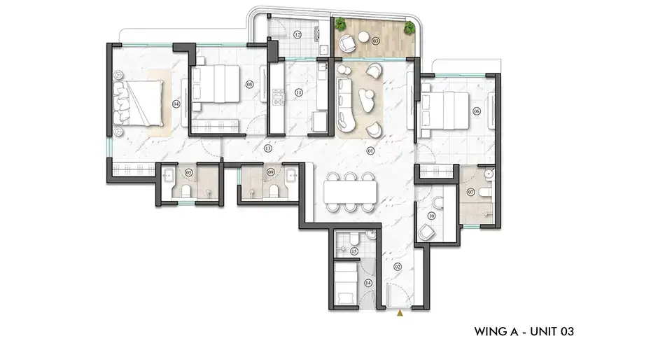 Rajtattva Kapurbawdi Floor Plans